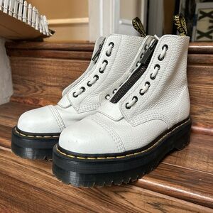 Dr. Martens Sinclair Nappa Leather Platform Boots